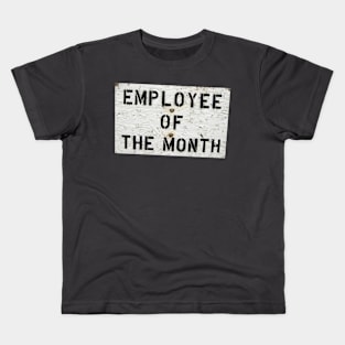 Praise Excellence with Employee of the Month Shirt - Personalized Office Award, Great for Team Gifts & Morale Boost Kids T-Shirt